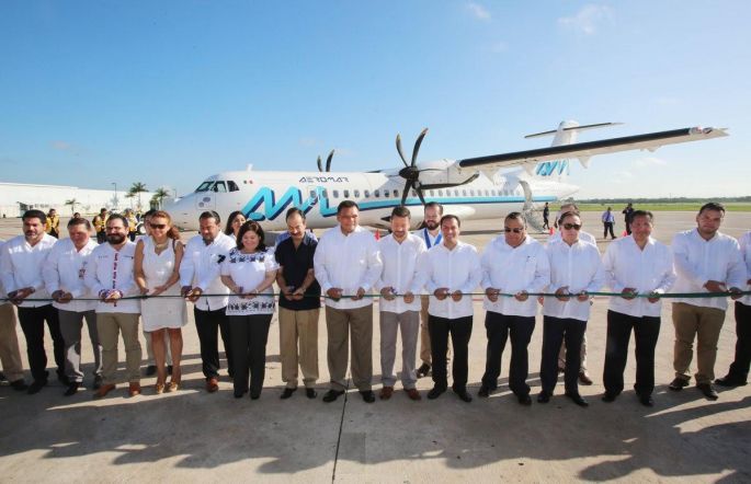 Inicia operaciones el vuelo Cancún-Mérida por Aeromar