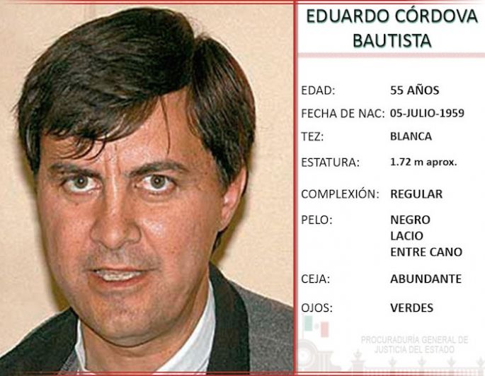 Estará en redes la ficha roja del sacerdote pederasta prófugo Eduardo Córdova Bautista