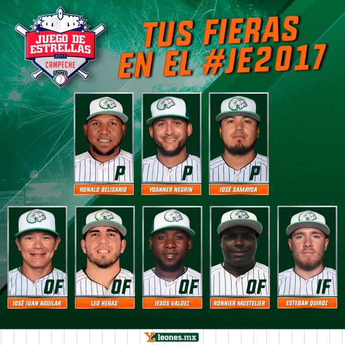 Juego de Estrellas de la Liga Mexicana de Beisbol, con 10 leones.