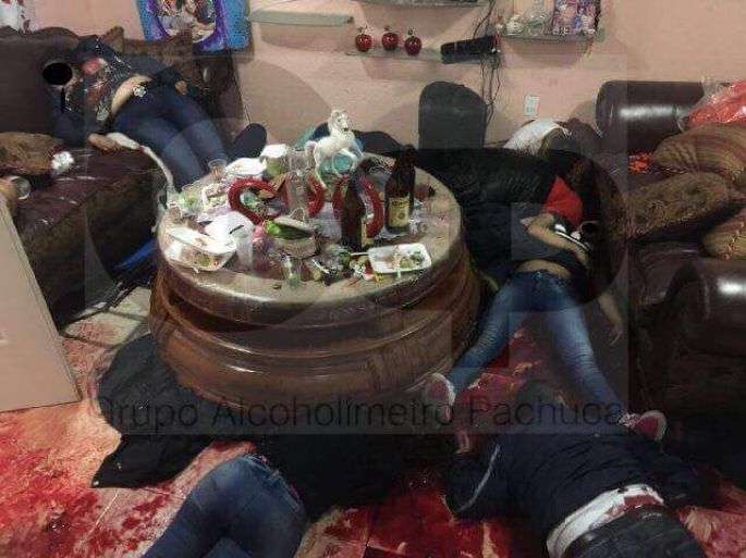 Ejecución en fiesta infantil en Hidalgo, 11 muertos.