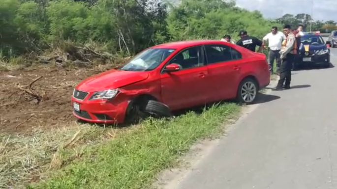 Accidente con suerte en periférico.