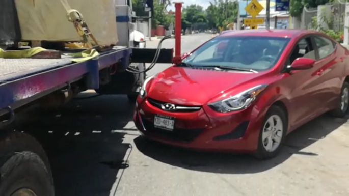Accidente mañanero en Chichi Suárez