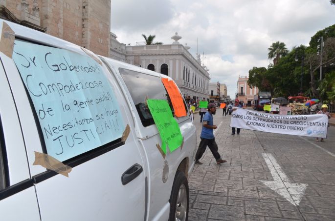 Nueva protesta por el caso CRECICUENTAS.
