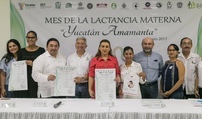 Convocan a fomentar la lactancia materna.