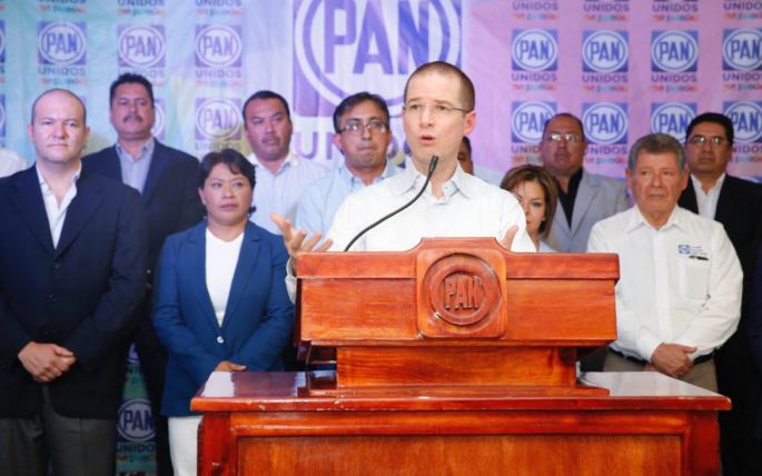 Estamos listos para llegar fuertes y unidos al proceso electoral de 2018: Ricardo Anaya Cortés.