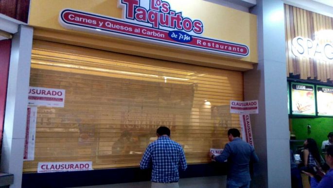 SAT clausura Taquitos de PM.