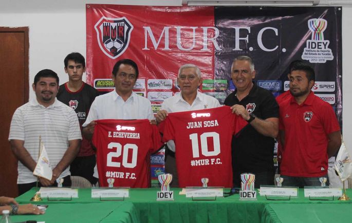 Club Mur F.C trabajará en beneficio de la juventud de Homún y de Mérida