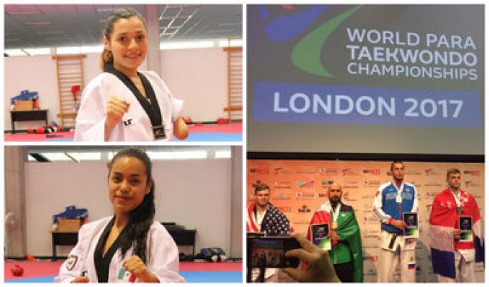 Cosecha México cuatro medallas en Mundial de Para Taekwondo Londres 2017, una de ellas de una yucateca.