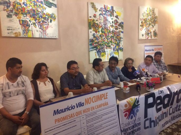 Líder de tianguistas quiere ser alcalde de Mérida