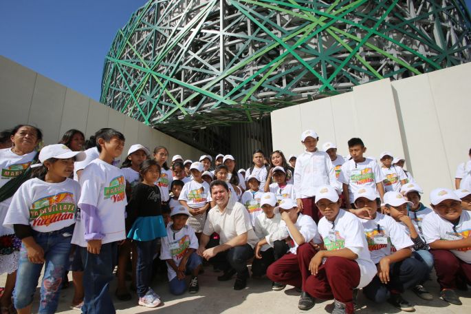 Infantes de Xalau participan en Maravíllate con Yucatán