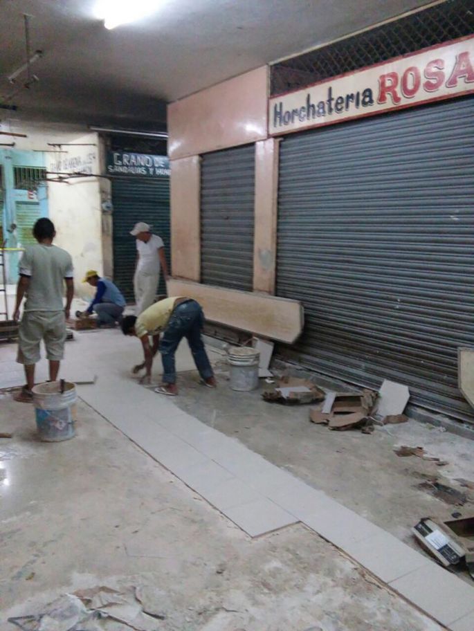 Inician trabajos de mejora en el Lucas de Gálvez