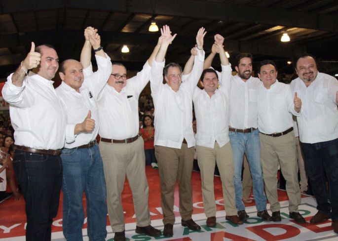 Priistas yucatecos se reúnen con José Antonio Meade Kuribreña para refrendarle su apoyo 