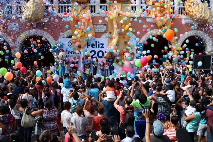 Familias meridanas despiden el año en sana convivencia y fomentando valores ciudadanos
