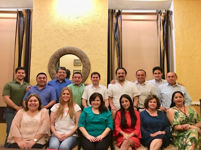 Legisladores priistas respaldan la aspiración de Mauricio Sahuí Rivero a la precandidatura del PRI al Gobierno del Estado