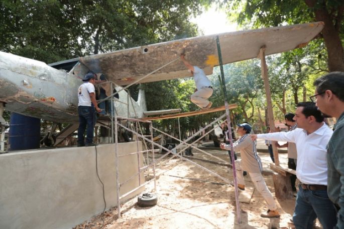 Supervisa el alcalde Mauricio Vila las obras de mejoramiento del Centenario que tienen 90% de avance