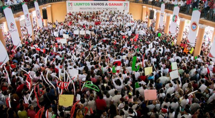 Inscribe el PRI a sus precandidatos al senado, diputaciones y presidentes municipales por Yucatán