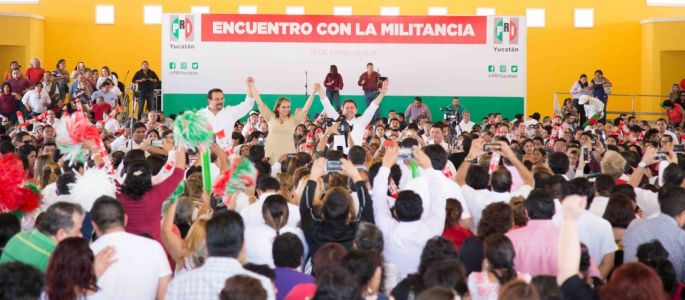 Vamos a ganar con Mauricio Sahuí Rivero y Yucatán mantendrá el rumbo: Claudia Ruiz Massieu