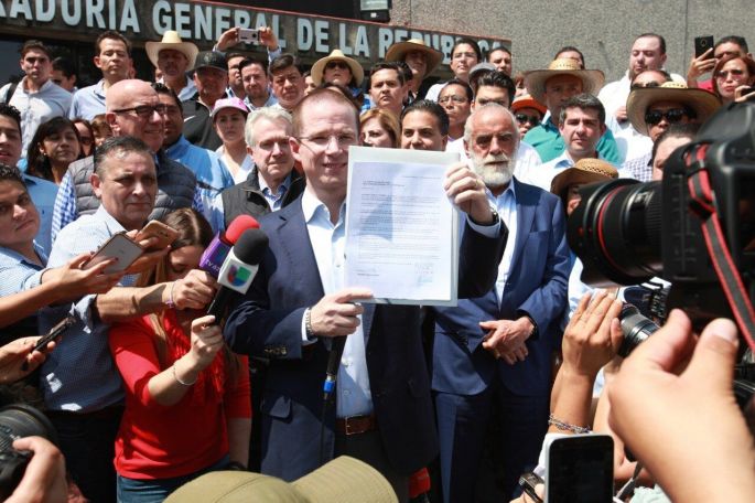 Exige Ricardo Anaya a la PGR informar con rapidez si hay pruebas de que ha cometido alguna conducta indebida