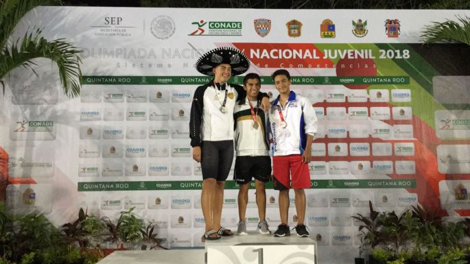 Un oro, dos platas y un bronce, la cosecha de medallas de tritones en la Olimpiada Nacional 