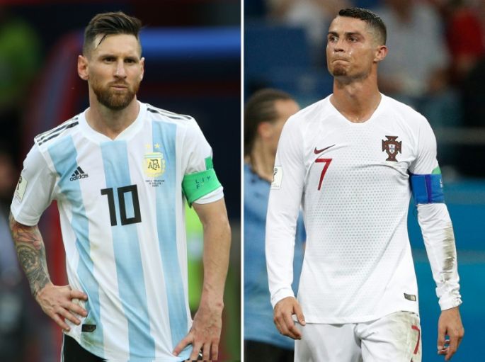 El sueño de Messi se pulverizó ante Francia y el de Cristiano frente a Uruguay