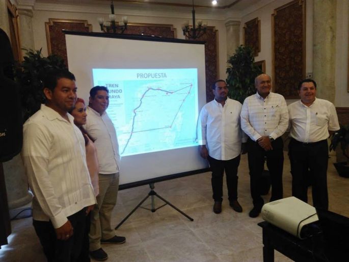 Piden a Rolando Zapata y a Mauricio Vila intervención para proyecto tren transpeninsular