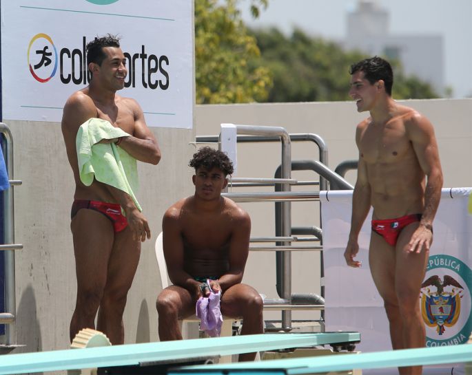 Mexicanos califican a la final trampolín 1 metro en los Juegos Centroamericanos y del Caribe Barranquilla 2018