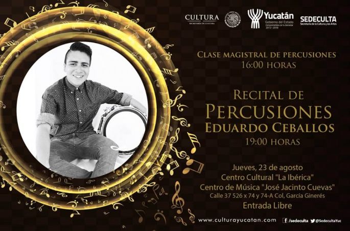Recital de percusiones, en el Centro Cultural “La Ibérica”
