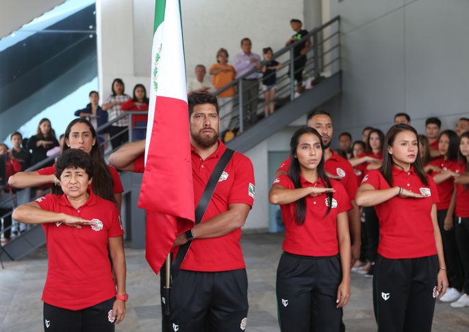 Abanderan a selección de flag football que participará en el Campeonato Mundial de la especialidad en Panamá