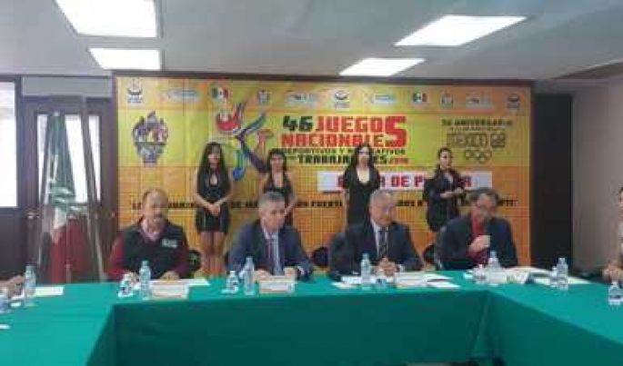 Anuncian los 46 juegos nacionales deportivos y recreativos de los trabajadores 2018