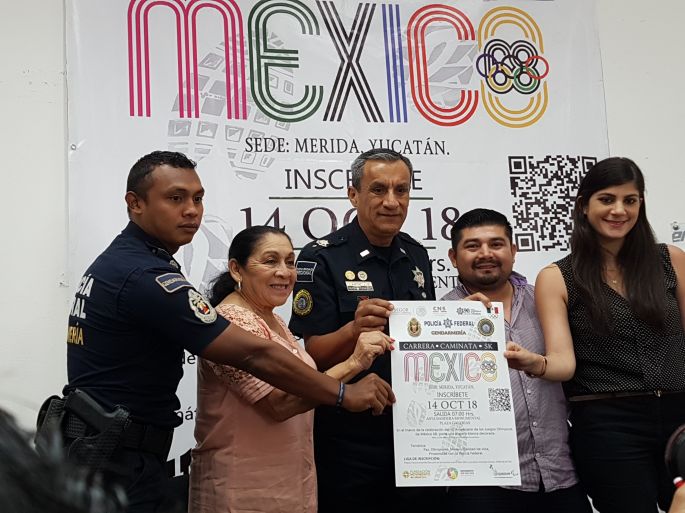 El 14 de octubre, la carrera conmemorativa del 50 Aniversario de los Juegos Olímpicos de México 1968