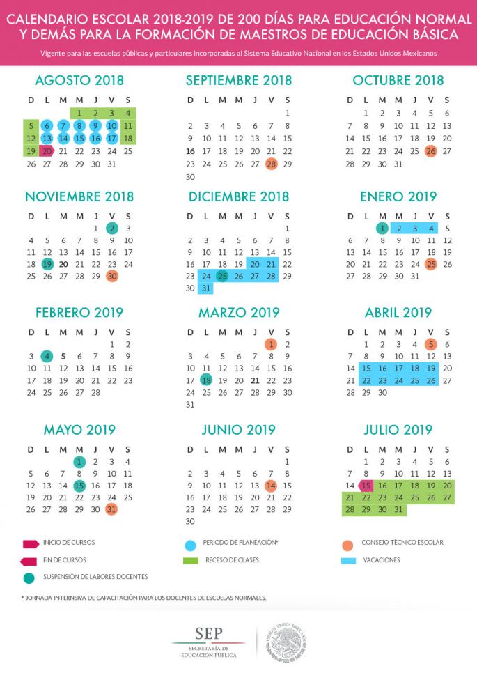 2019 traerá 9 días festivos, 4 puentes de tres días y un mega puente en mayo
