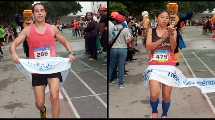 Andrés Medina y Ariana Dzul se llevan la Carrera de San Silvestre de 2018