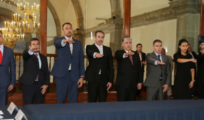 Toman protesta a nuevas autoridades de la CONADE