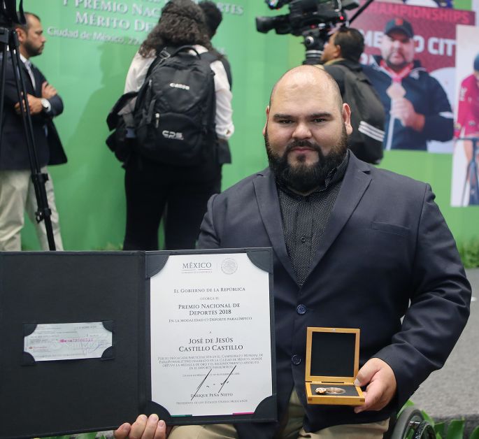 Designan al paralímpico Jesús Castillo como el “Mejor Deportista del Año en América”