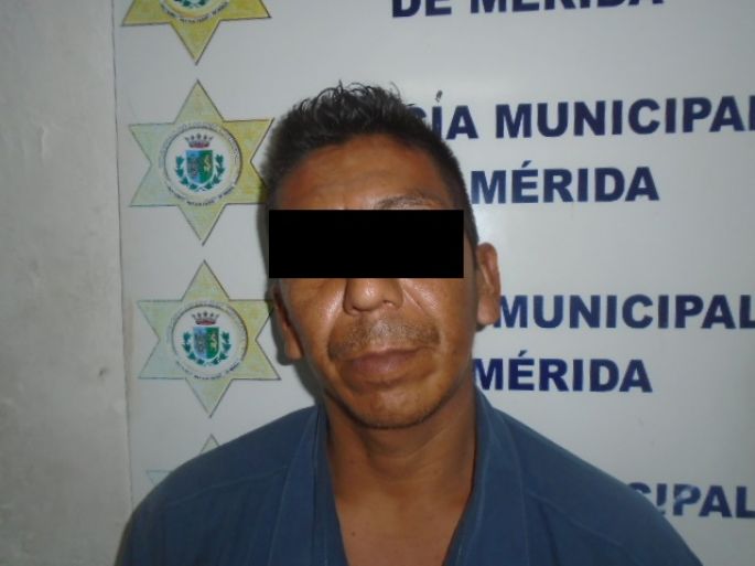 Detiene la Policía de Mérida a sujeto  que entró a robar a una casa 