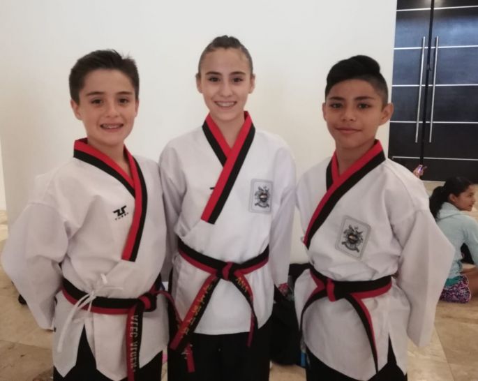 Tres de oro y una de plata en Taekwondo para Yucatán, en el primer día de la Olimpiada Nacional