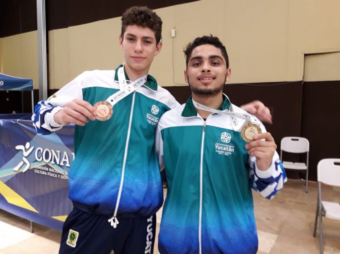 Oro y bronce para Yucatán en Esgrima de la Olimpiada Nacional