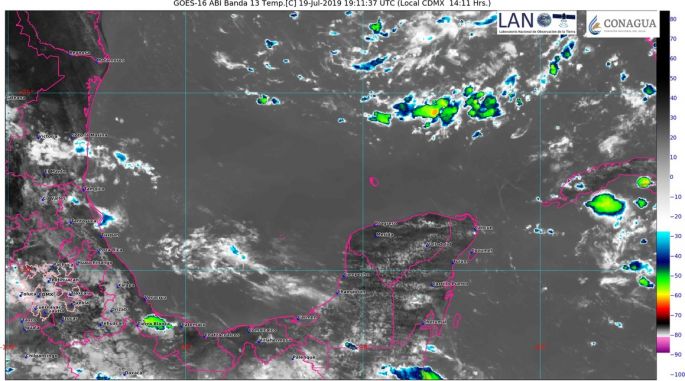 Se esperan fuertes chubascos vespertinos y temperaturas de calurosas a muy calurosas