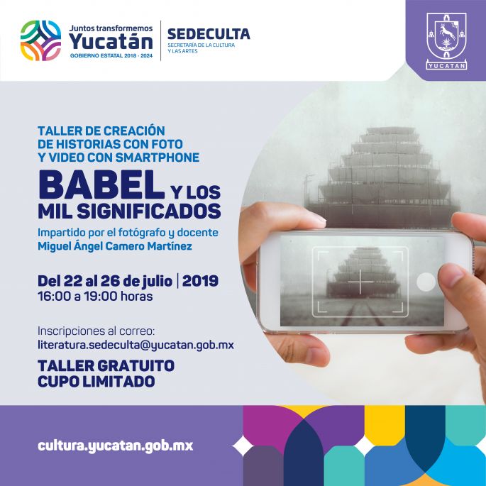 La SEDECULTA dará talleres de fotografía con celular y análisis histórico literario