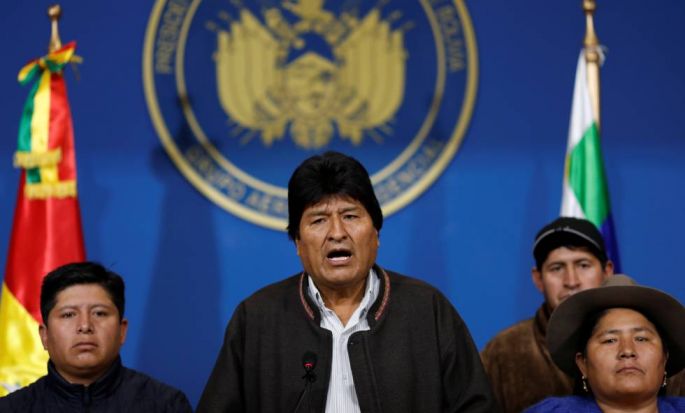 Evo Morales renuncia a la presidencia de Bolivia, denuncia un golpe de Estado