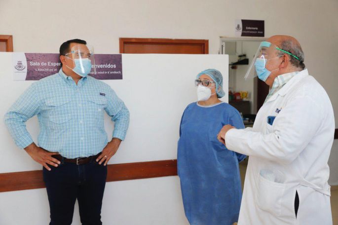 Es momento de unir esfuerzos y recursos por la salud de los meridanos, subraya el alcalde Renán Barrera   