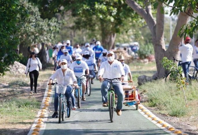 Más Mérida con mayor infraestructura ciclista, asegura Renán Barrera