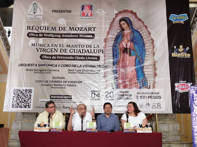 Concierto de música sacra a beneficio del Centro Guadalupano de Mérida