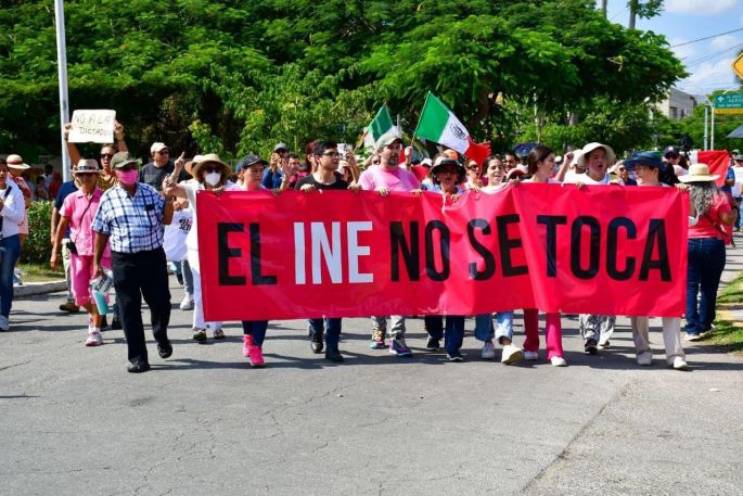 "El INE no se toca", el cinismo de la CROC en Yucatán