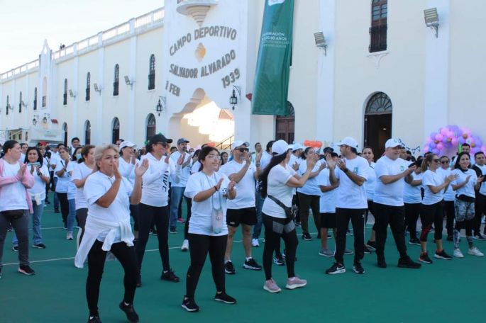 Con gran éxito se realiza Macro Activación Física por 80 Aniversario del Seguro Social 