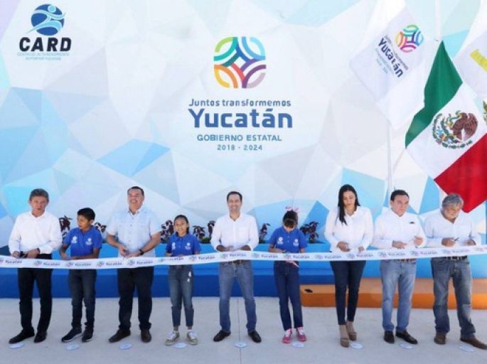 El Gobernador Mauricio Vila Dosal entregó los trabajos de modernización y ampliación del Centro de Alto Rendimiento Deportivo