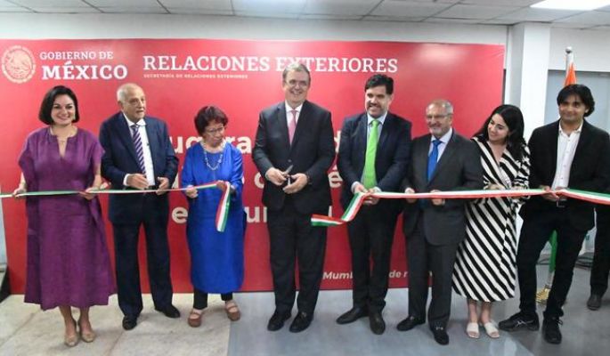 El canciller Ebrard abre en Mumbai el primer consulado orientado a la innovación e inversión en ciencia y tecnología