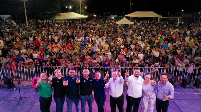 Más de 4,000 personas del sur de Mérida, festejan con PAN Mérida años de trabajo en equipo 