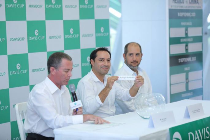 Yucatán alberga la Copa Davis, importante competición internacional de tenis