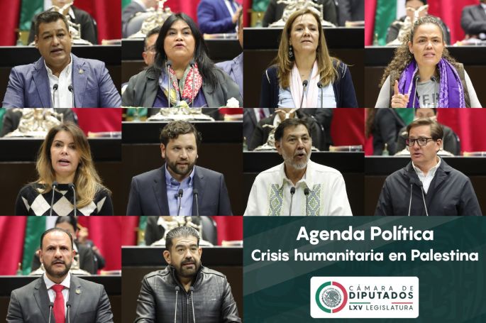 Afirman diputados federales que Israel está cometiendo un genocidio contra el pueblo palestino